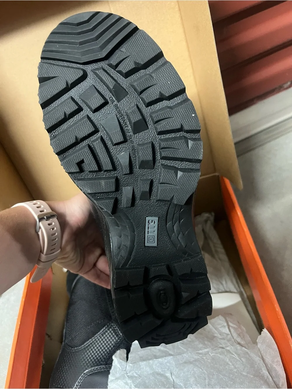 5.11 Tactical Men’s Black Lace-Up Duty Boots
